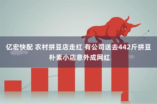 亿宏快配 农村拼豆店走红 有公司送去442斤拼豆 朴素小店意外成网红